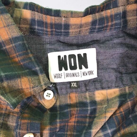 CLEARANCE! Plaid Woolf Originals New York Top XXL - Picture 4 of 4